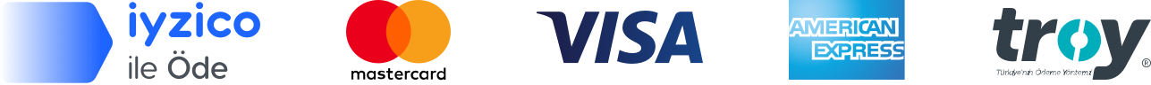 iyzico ile Öde — Mastercard, Visa, American Express ve troy ile güvenli ödeme